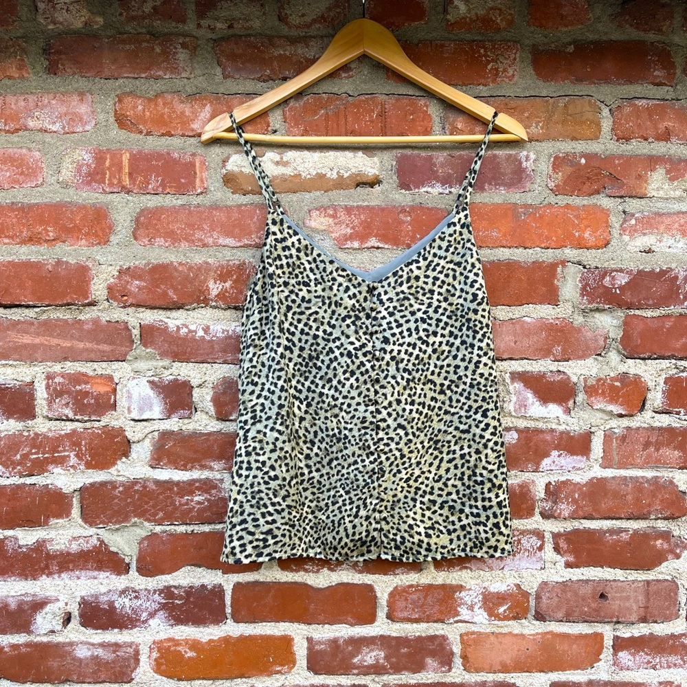 Cupcakes and Cashmere Jordane Leopard Print Camisole